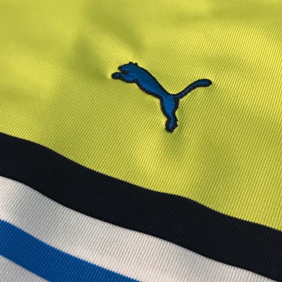 Puma Cobra Golf Large Stripes Polo Shirt - Picture 4 of 6